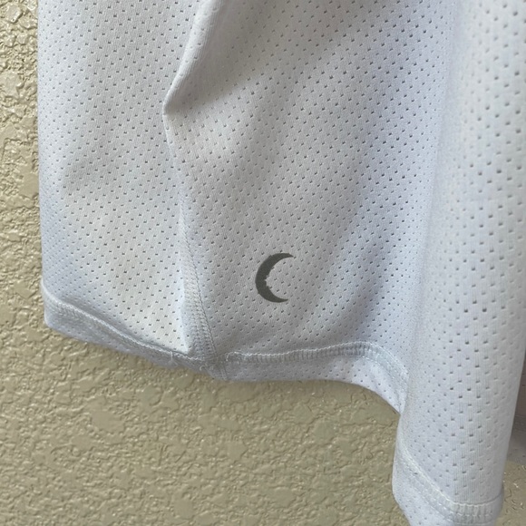 Euc Zyia 2 in 1 mesh tank shirt & floral bra size Large - Picture 6 of 6